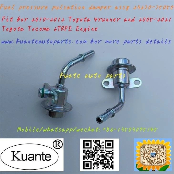 Toyotan polttoaineen paineensäädin 23270-75010 23270-75050
